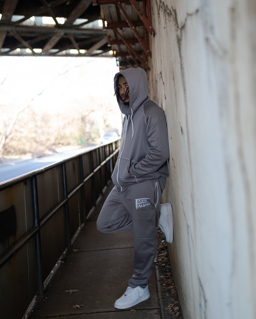 Gray Fleece Tracksuit